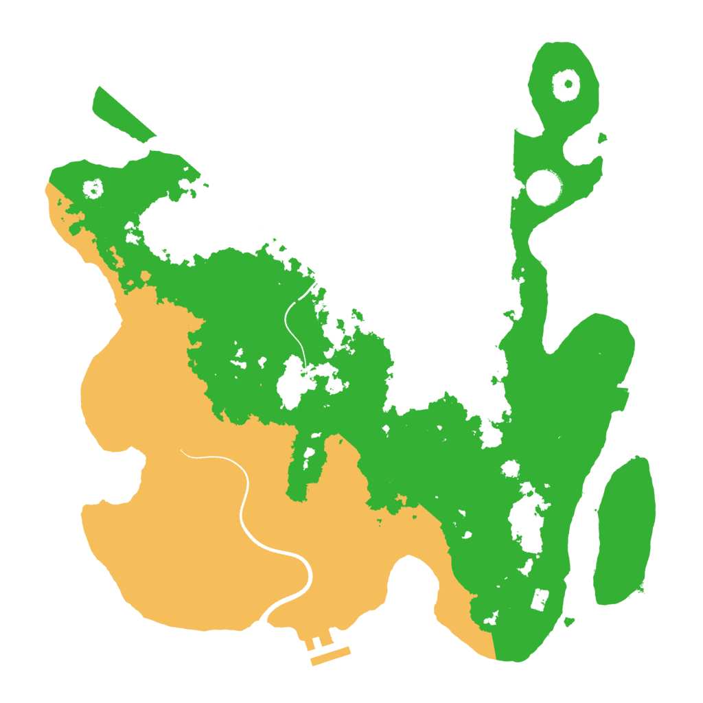 Biome Rust Map: Procedural Map, Size: 3500, Seed: 1859229680