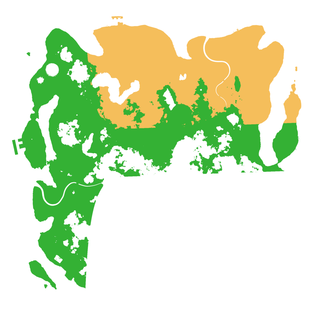 Biome Rust Map: Procedural Map, Size: 4300, Seed: 1236345368