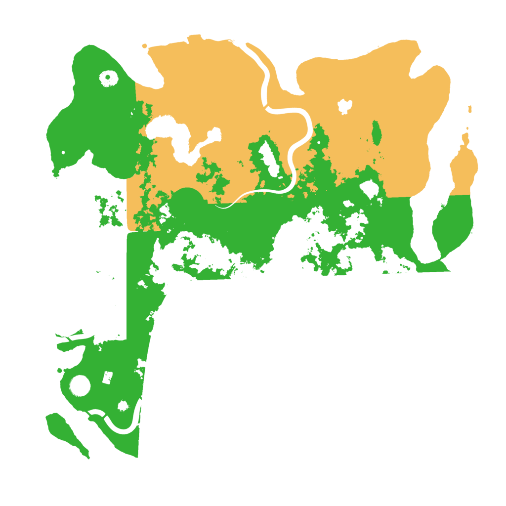 Biome Rust Map: Procedural Map, Size: 4300, Seed: 1236345368