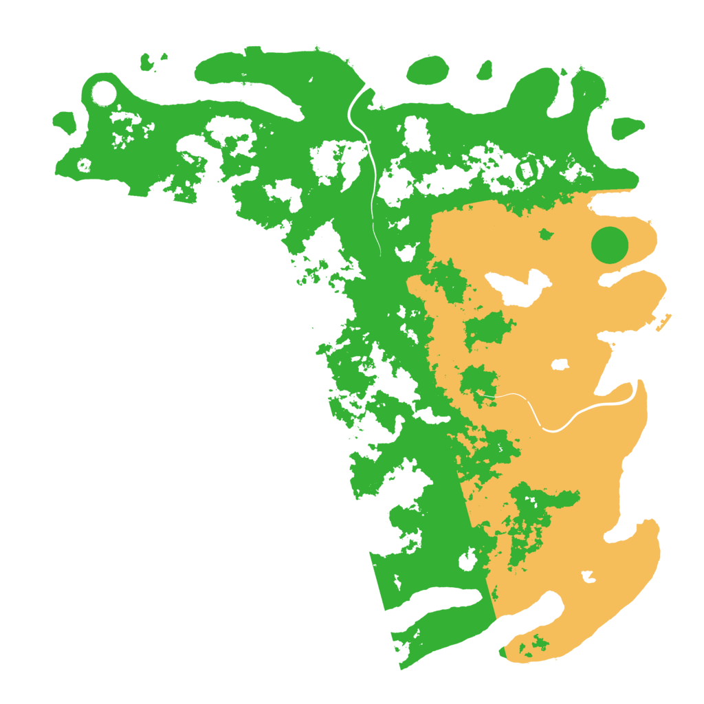 Biome Rust Map: Procedural Map, Size: 5000, Seed: 777999666