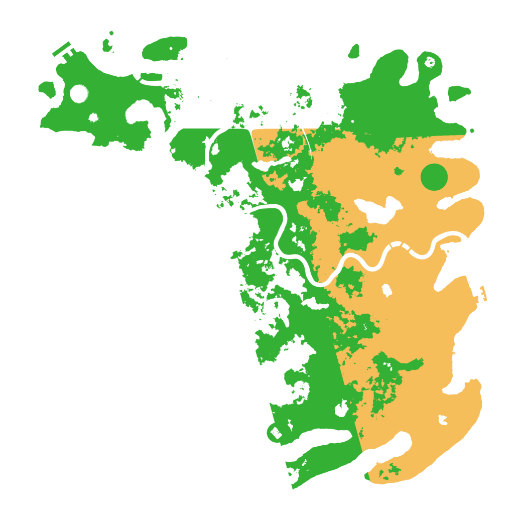 Biome Rust Map: Procedural Map, Size: 5000, Seed: 777999666