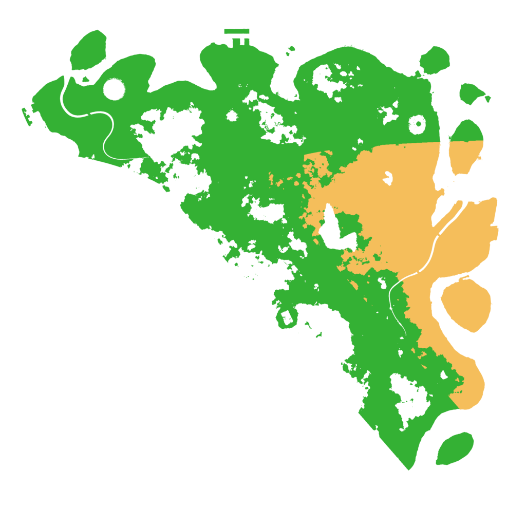 Biome Rust Map: Procedural Map, Size: 4250, Seed: 18536