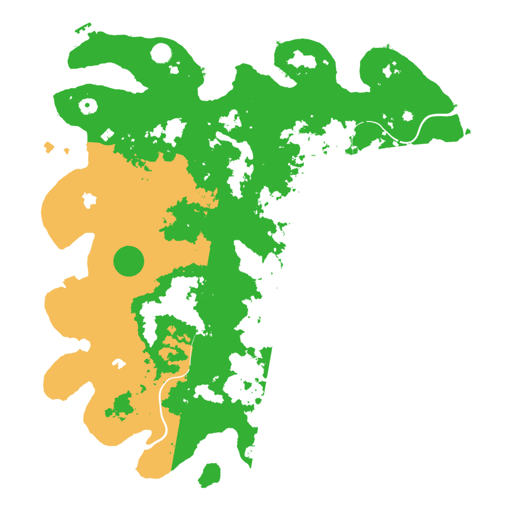 Biome Rust Map: Procedural Map, Size: 4500, Seed: 832328038