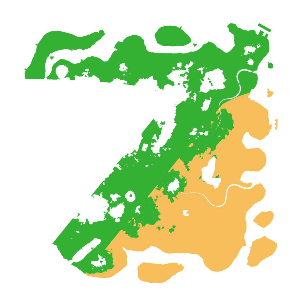 Biome Rust Map: Procedural Map, Size: 4250, Seed: 291659945