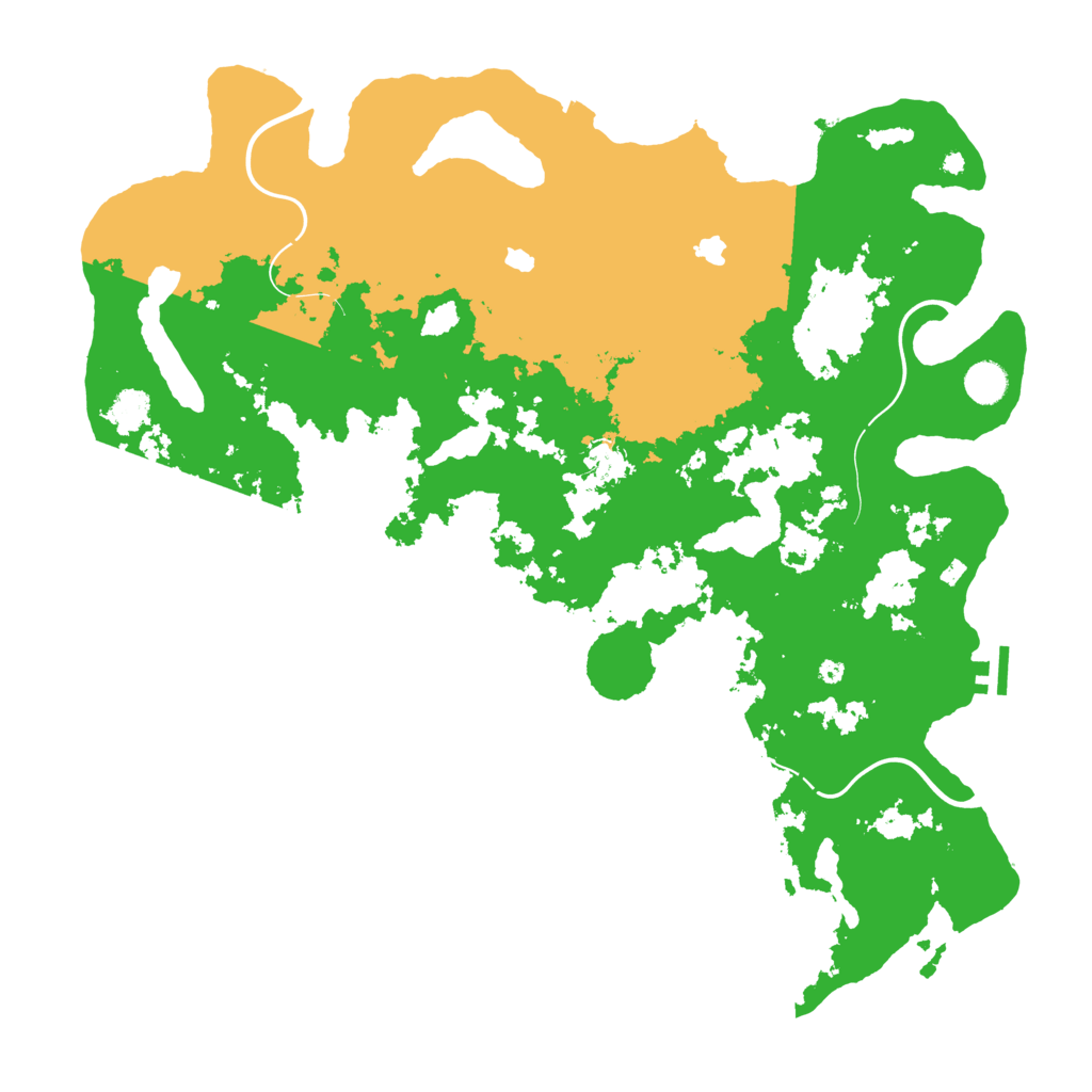 Biome Rust Map: Procedural Map, Size: 4500, Seed: 1949952760