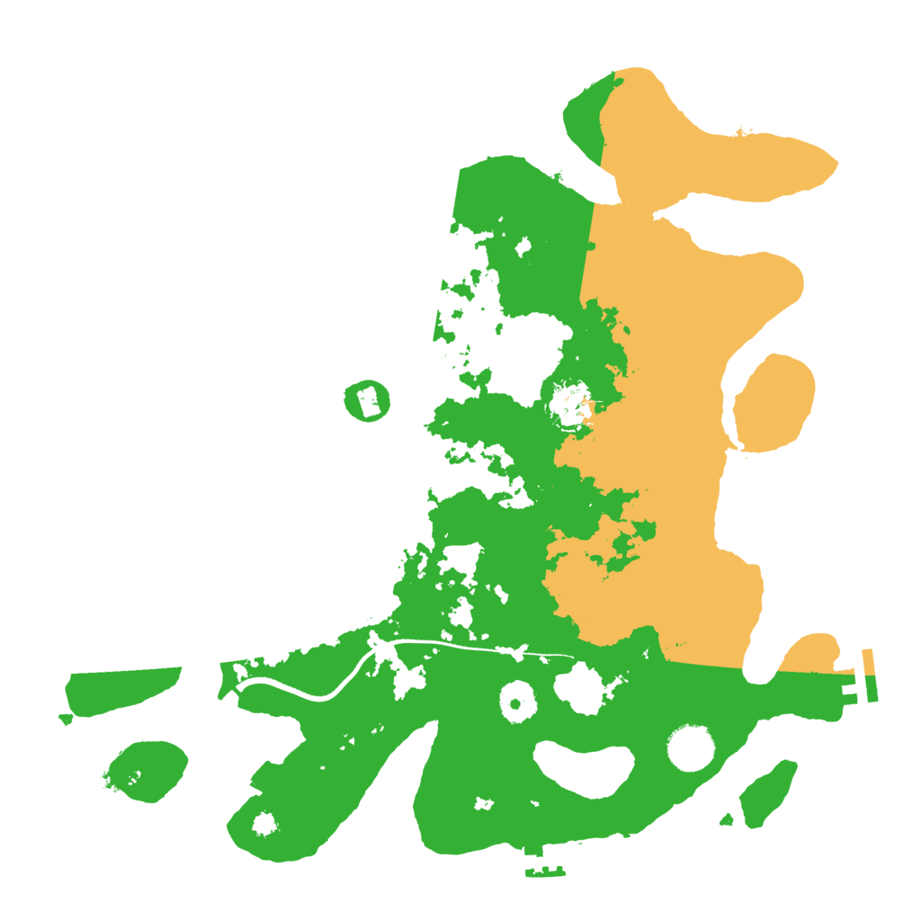 Biome Rust Map: Procedural Map, Size: 3500, Seed: 766851825