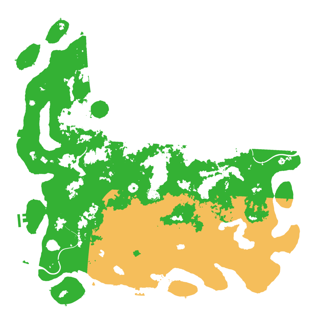 Biome Rust Map: Procedural Map, Size: 5000, Seed: 471547323