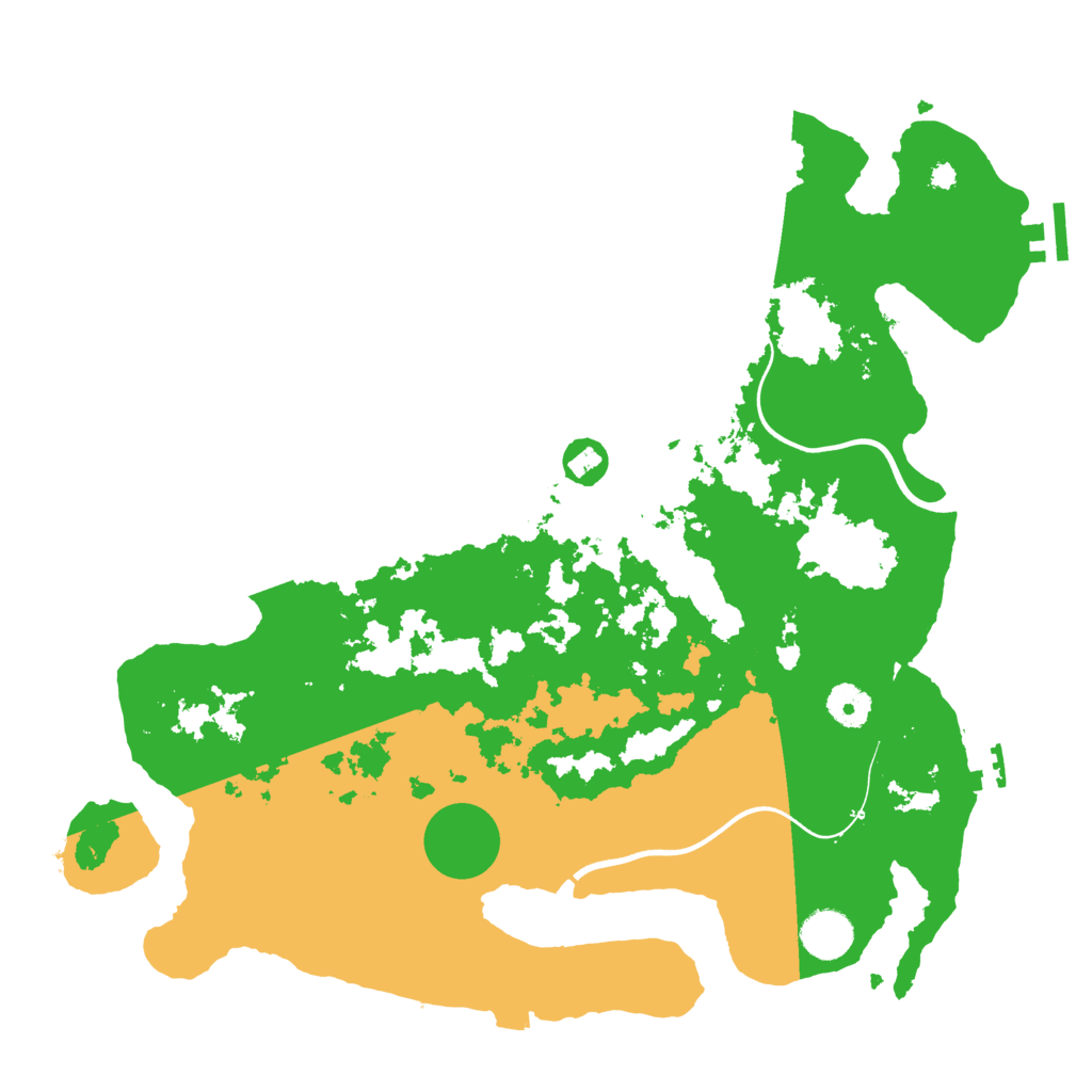 Biome Rust Map: Procedural Map, Size: 3800, Seed: 847421932