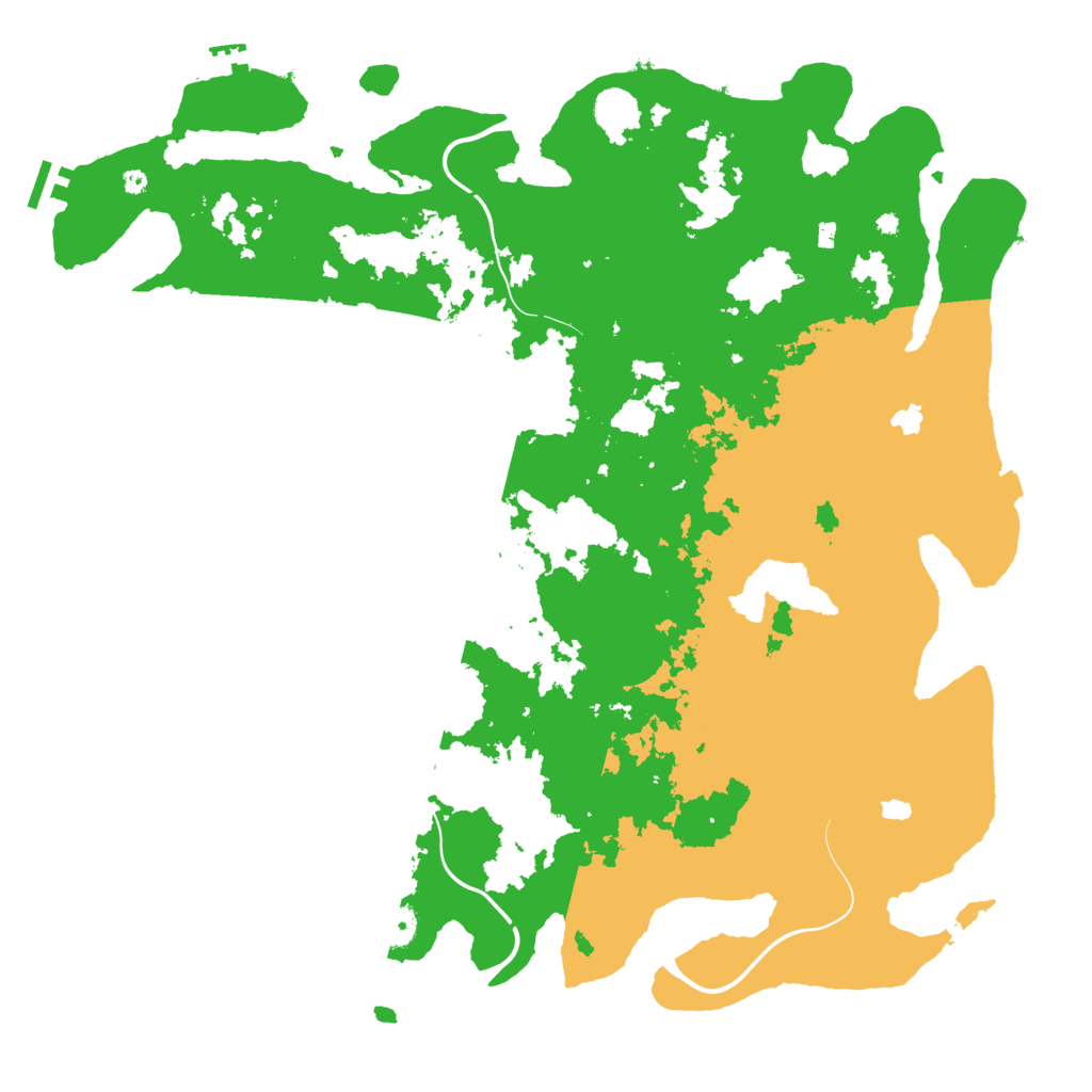 Biome Rust Map: Procedural Map, Size: 4500, Seed: 197292423