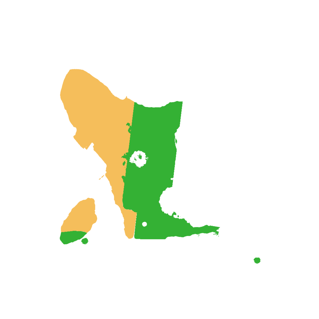 Biome Rust Map: Procedural Map, Size: 2000, Seed: 1049