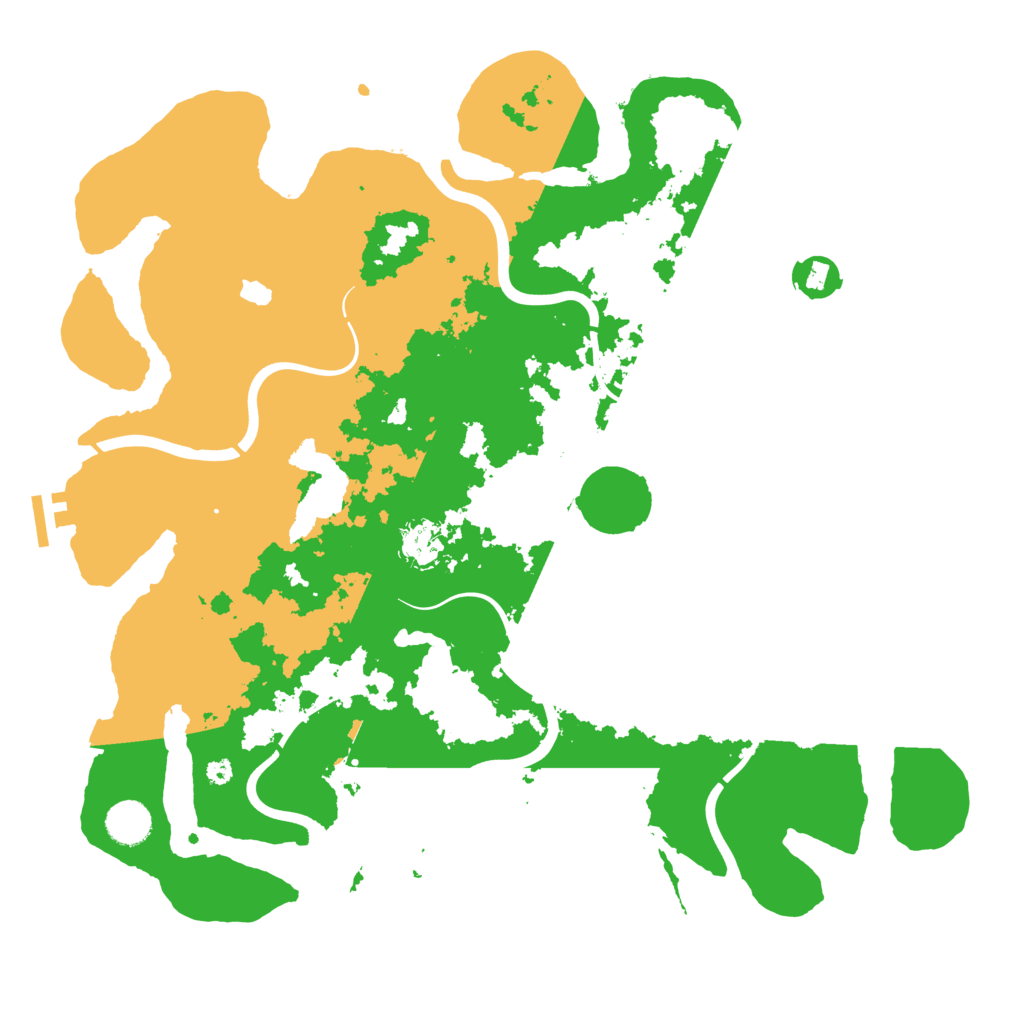 Biome Rust Map: Procedural Map, Size: 4000, Seed: 19989