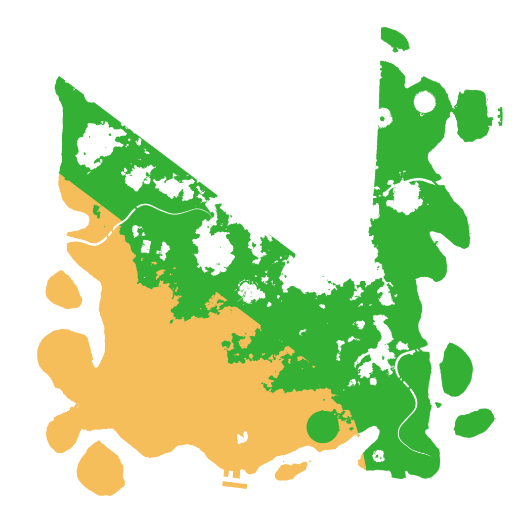 Biome Rust Map: Procedural Map, Size: 4250, Seed: 200286490