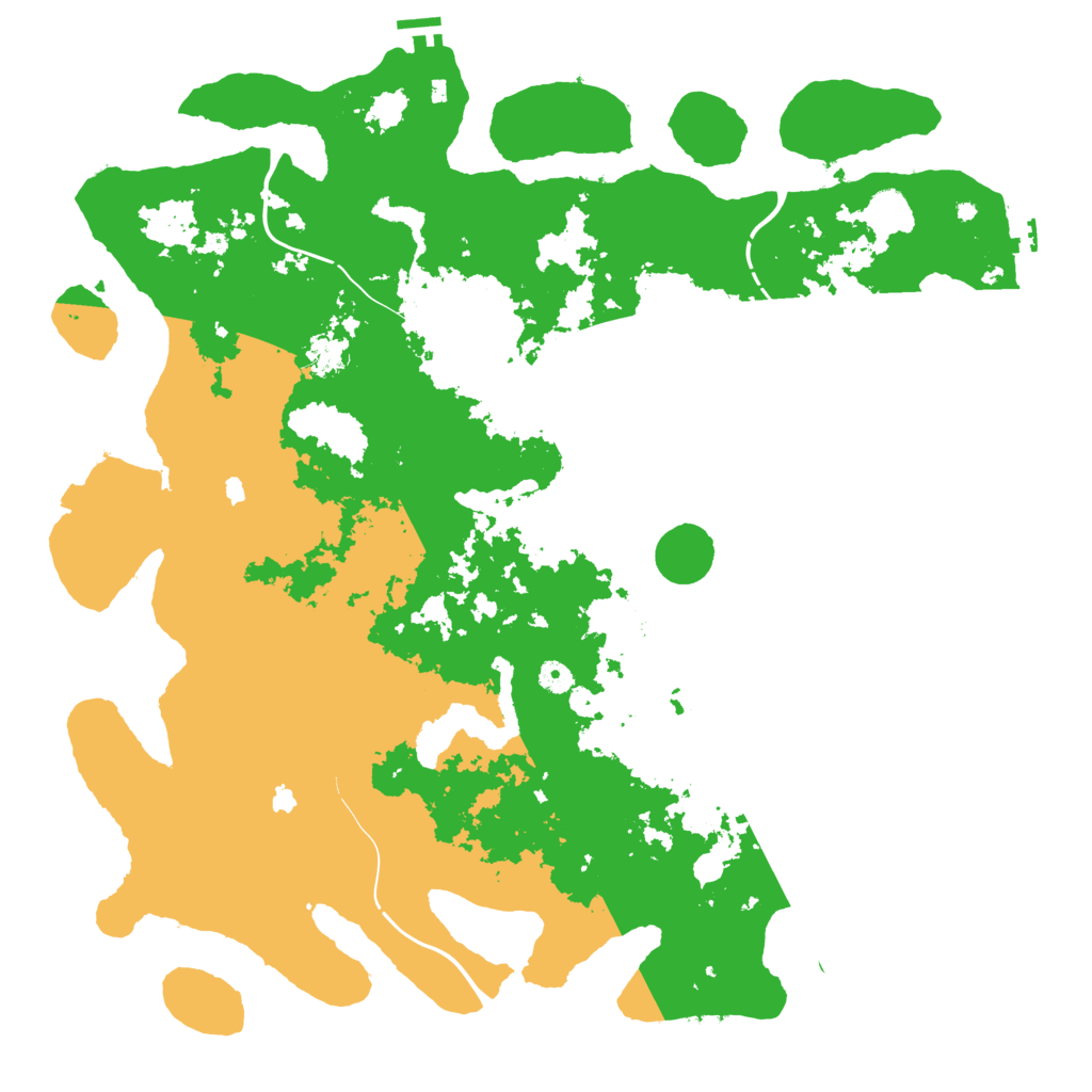 Biome Rust Map: Procedural Map, Size: 5000, Seed: 56970