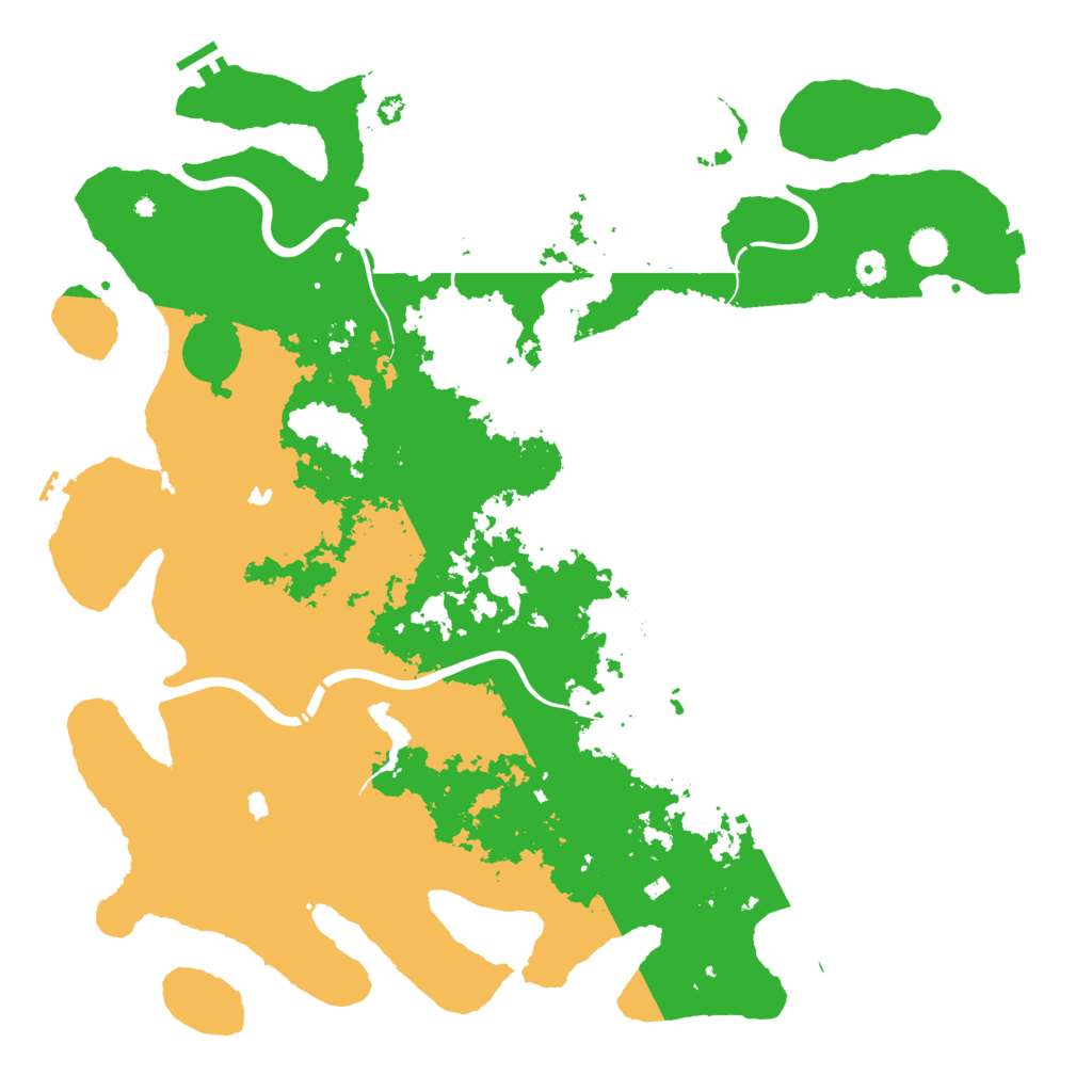 Biome Rust Map: Procedural Map, Size: 5000, Seed: 56970