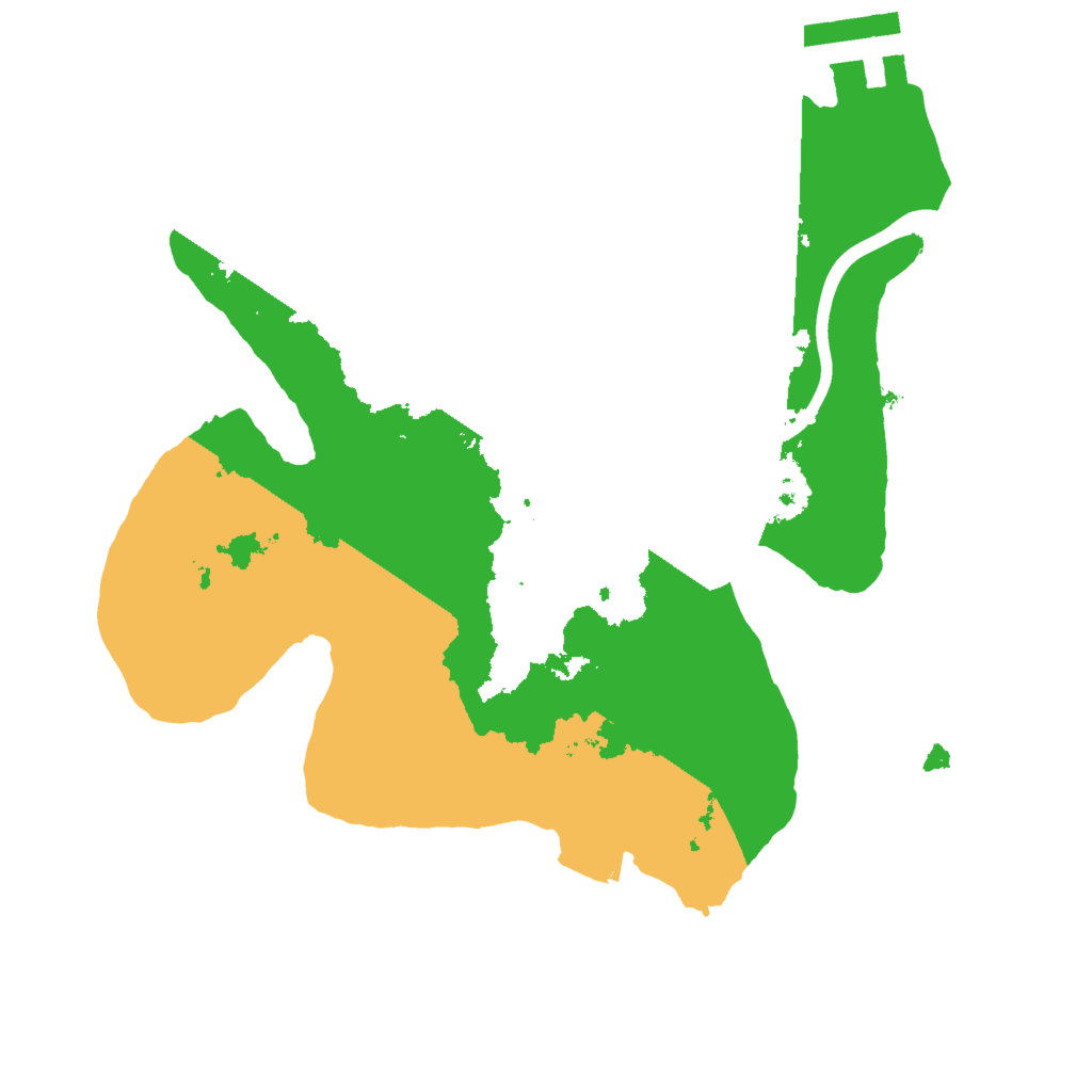 Biome Rust Map: Procedural Map, Size: 2000, Seed: 784097206