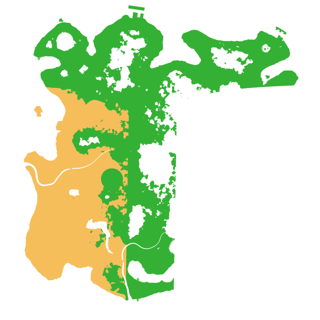 Biome Rust Map: Procedural Map, Size: 4000, Seed: 2137548806