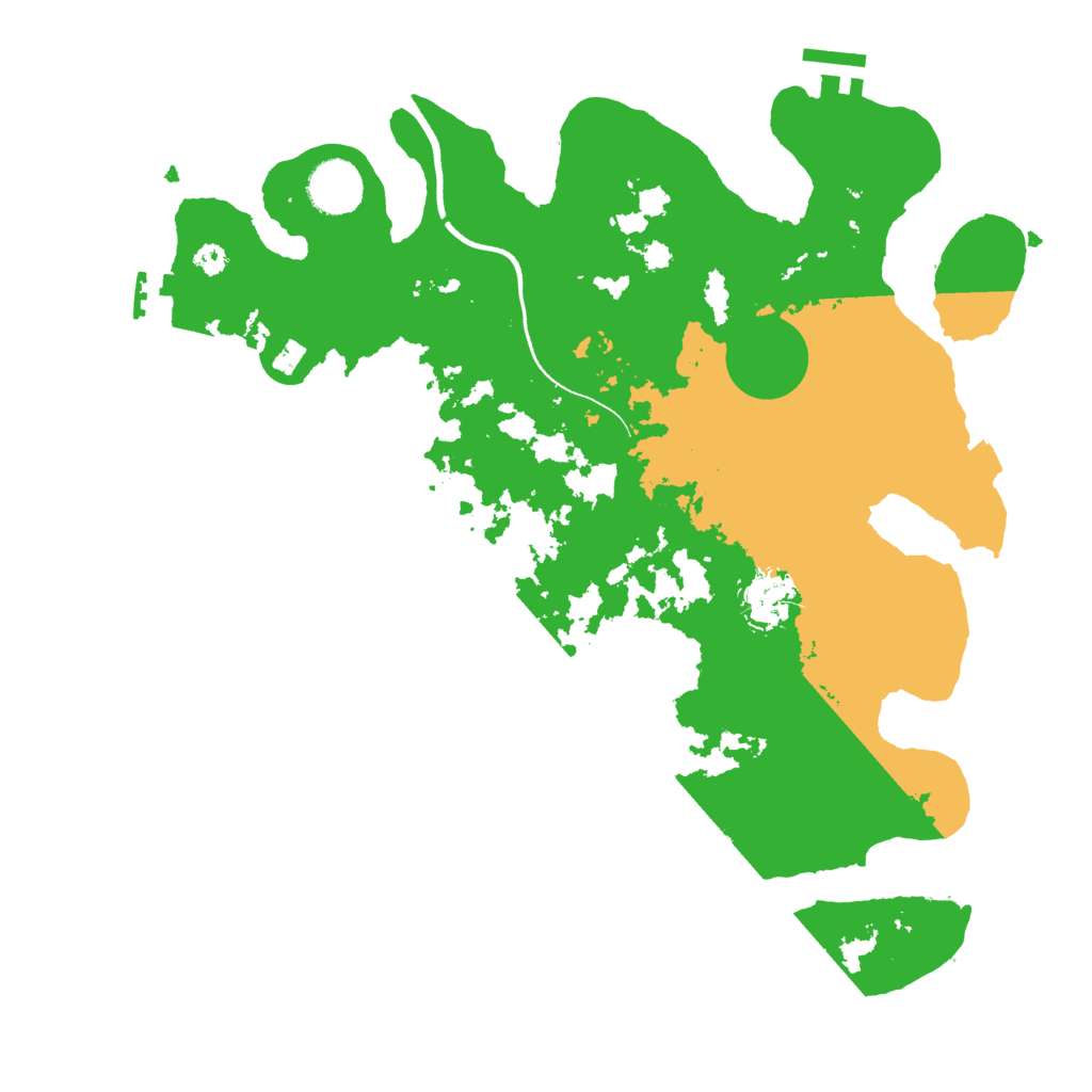 Biome Rust Map: Procedural Map, Size: 3500, Seed: 1566444783