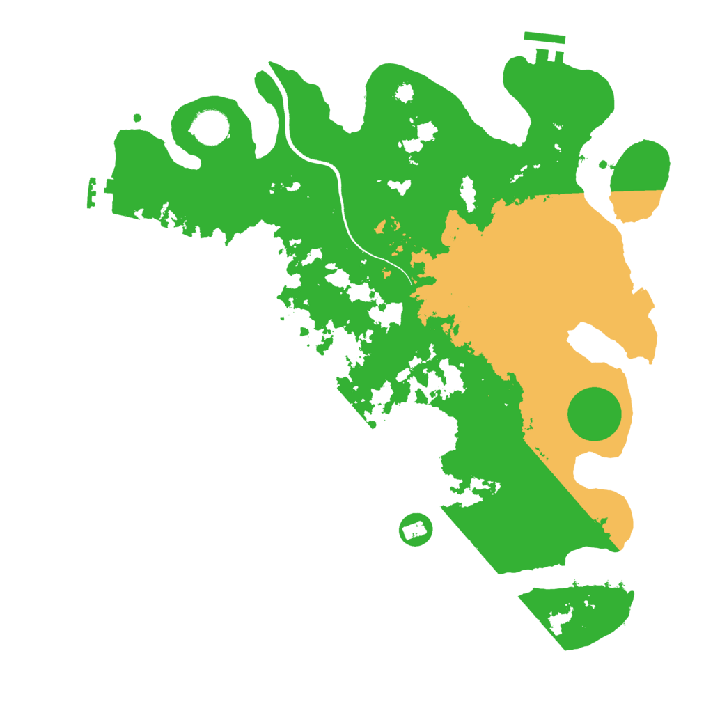 Biome Rust Map: Procedural Map, Size: 3500, Seed: 1566444783