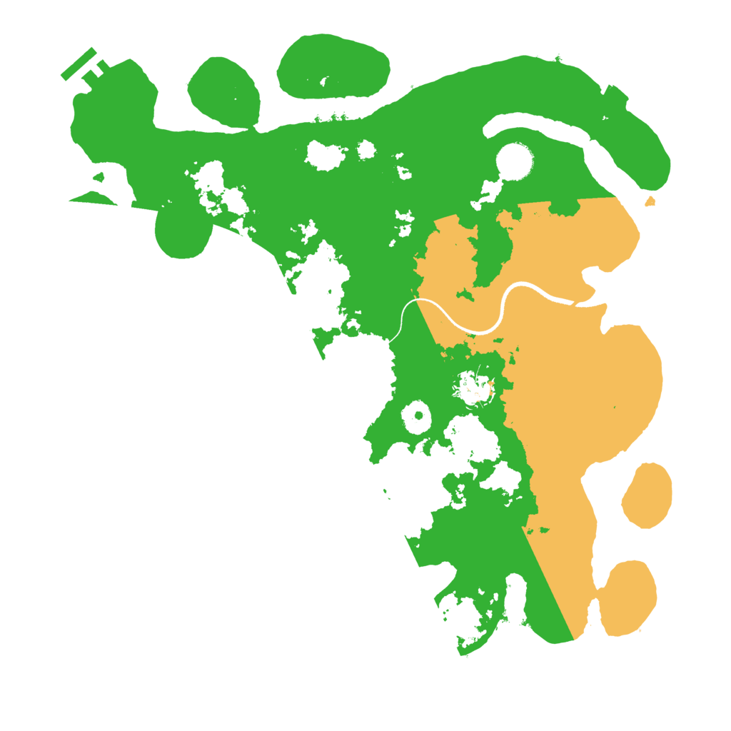 Biome Rust Map: Procedural Map, Size: 3500, Seed: 270909542