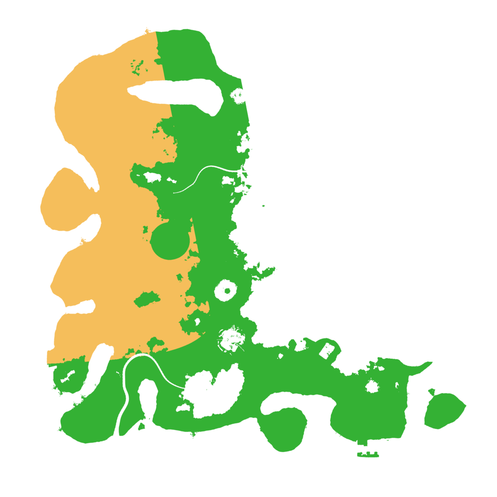 Biome Rust Map: Procedural Map, Size: 3500, Seed: 1152341424