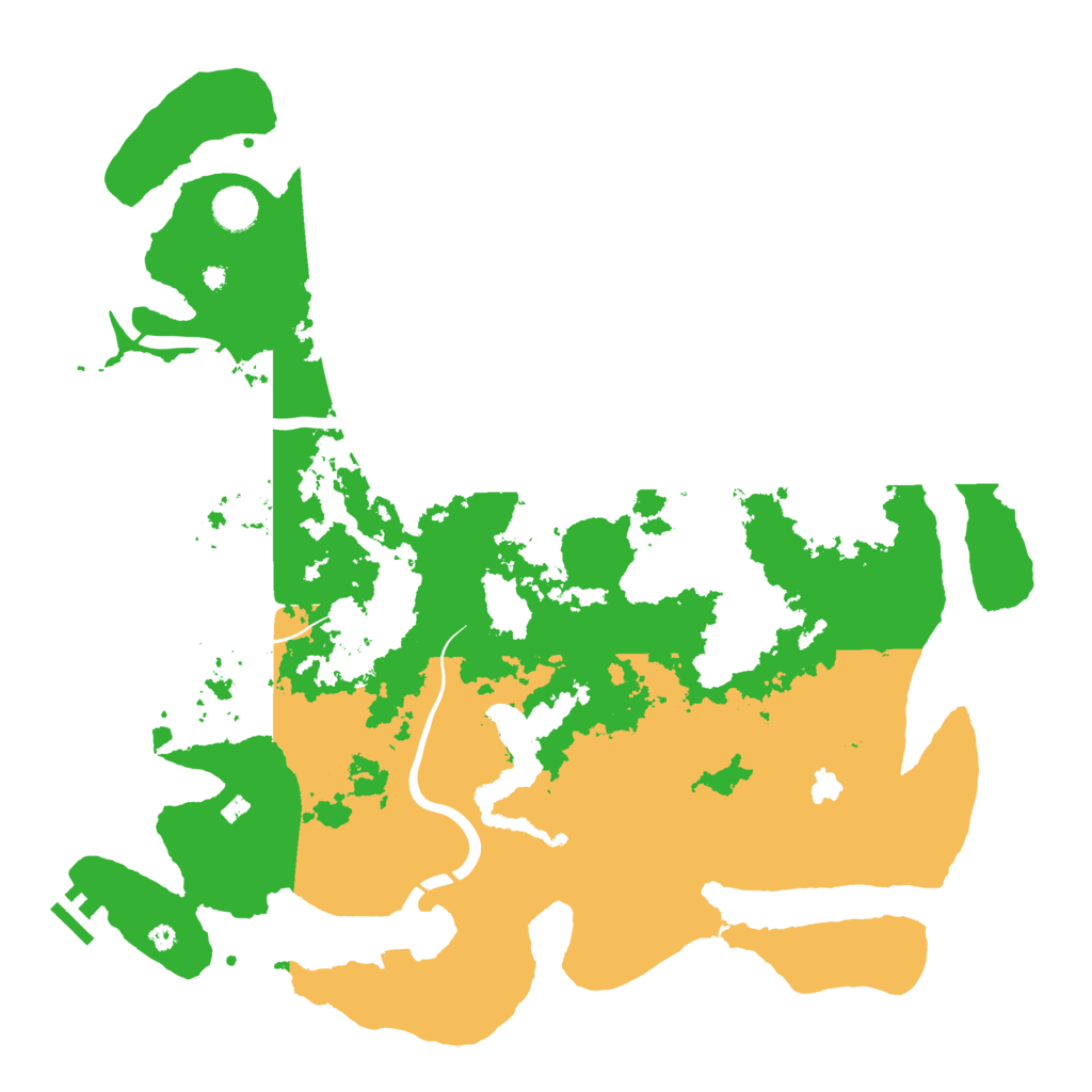 Biome Rust Map: Procedural Map, Size: 4250, Seed: 48810667