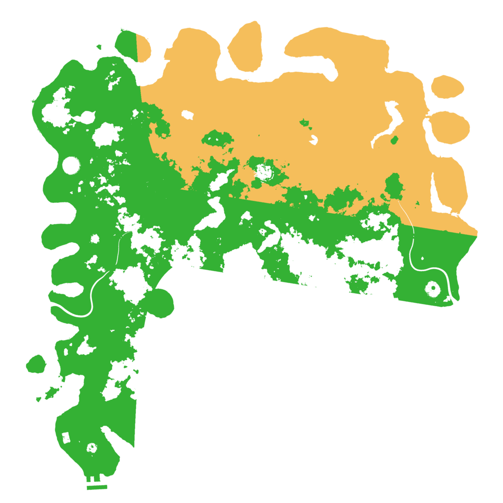 Biome Rust Map: Procedural Map, Size: 5000, Seed: 1358823805