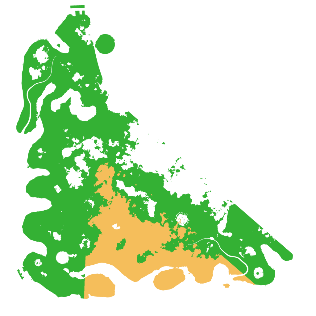 Biome Rust Map: Procedural Map, Size: 4500, Seed: 357836295
