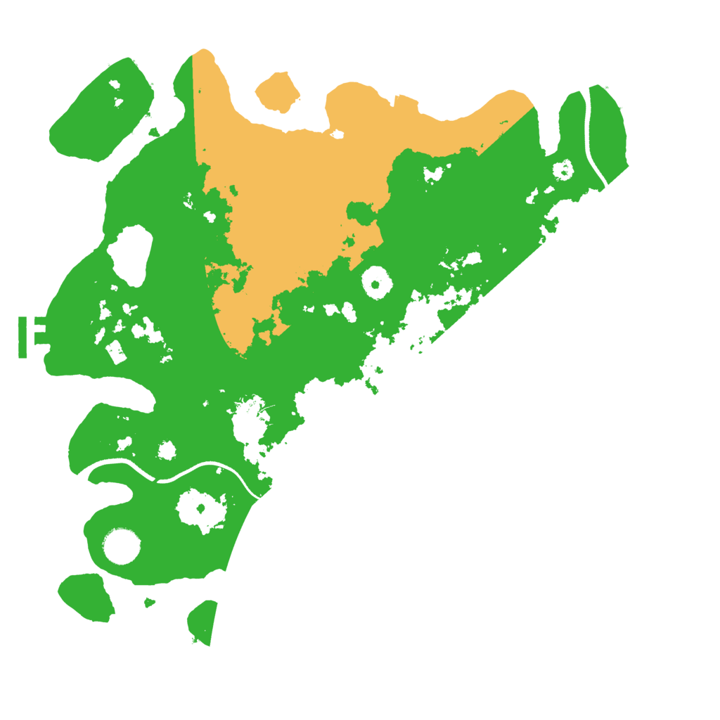 Biome Rust Map: Procedural Map, Size: 3500, Seed: 987055194