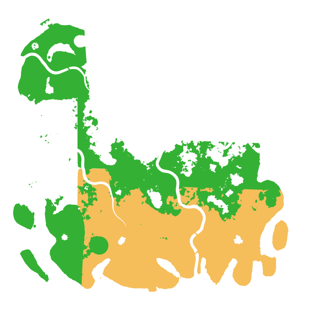 Biome Rust Map: Procedural Map, Size: 4500, Seed: 54556