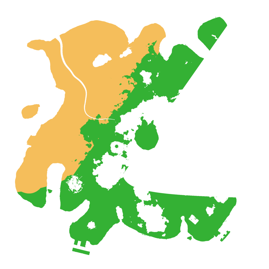 Biome Rust Map: Procedural Map, Size: 3100, Seed: 666643121