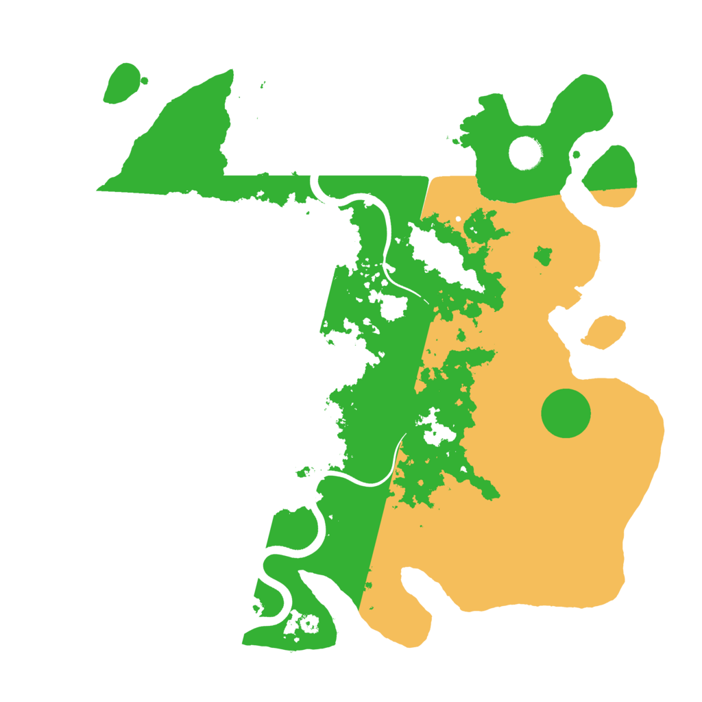 Biome Rust Map: Procedural Map, Size: 3750, Seed: 113251261