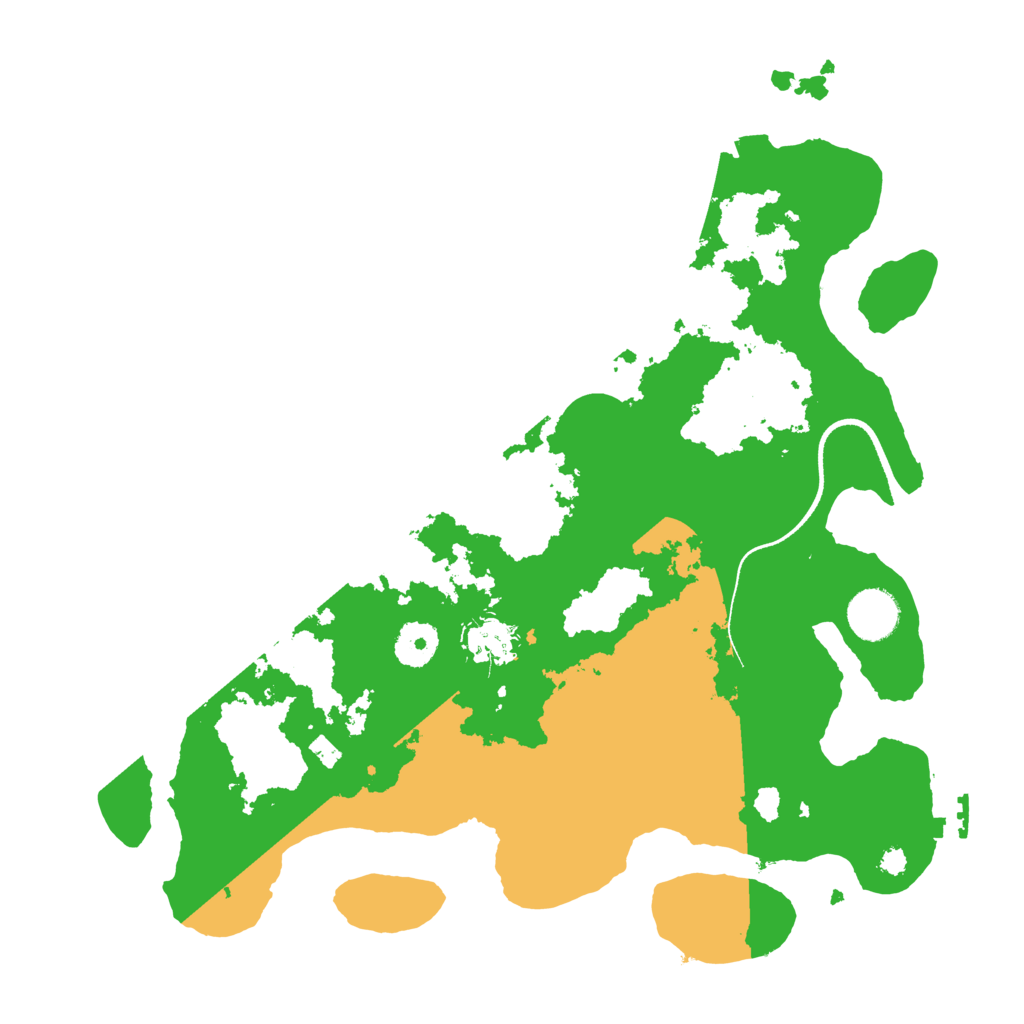 Biome Rust Map: Procedural Map, Size: 3500, Seed: 1610116487