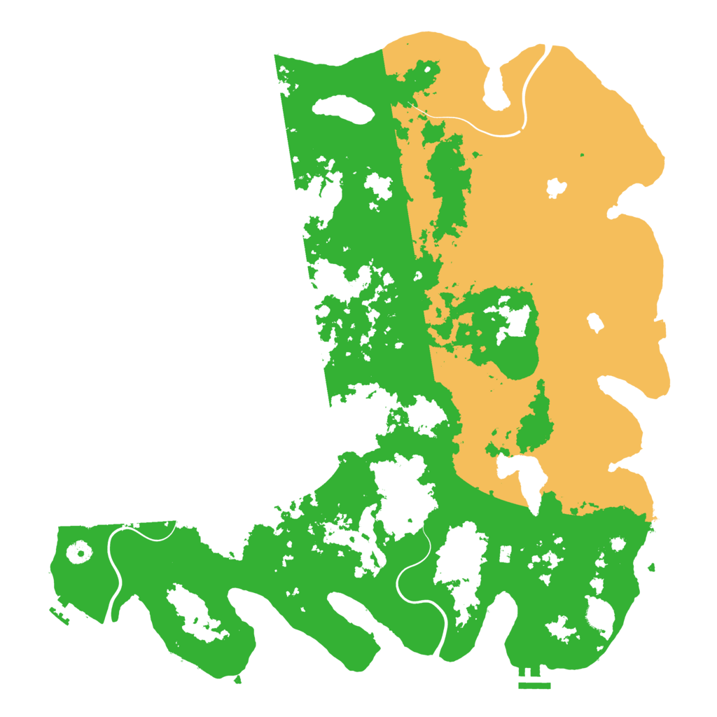 Biome Rust Map: Procedural Map, Size: 4500, Seed: 1871828539