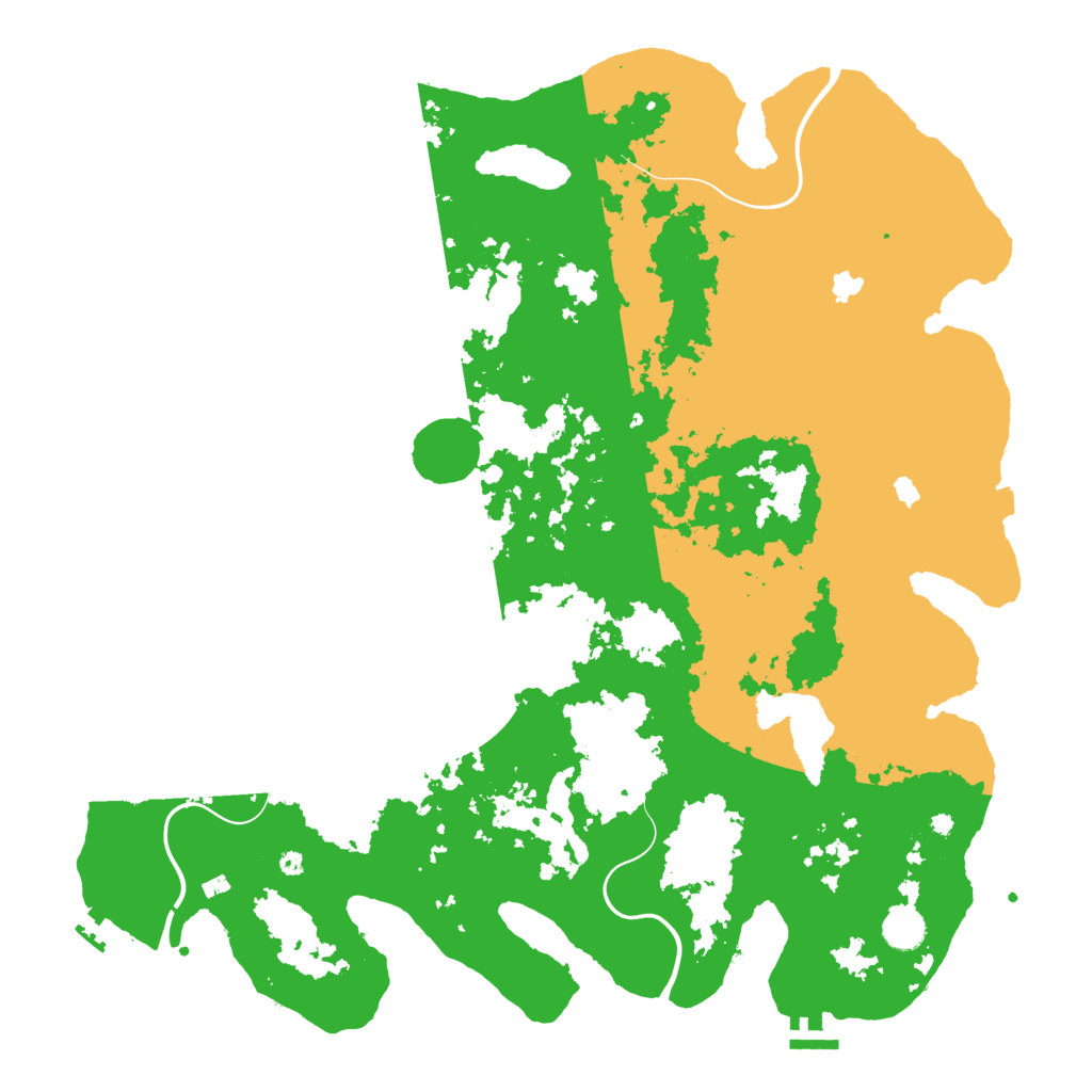Biome Rust Map: Procedural Map, Size: 4500, Seed: 1871828539
