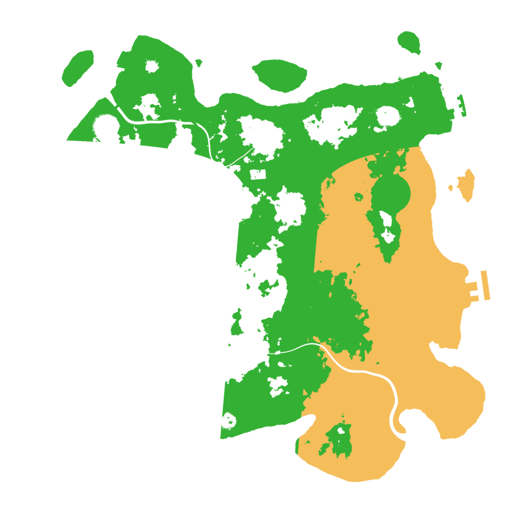 Biome Rust Map: Procedural Map, Size: 3600, Seed: 578