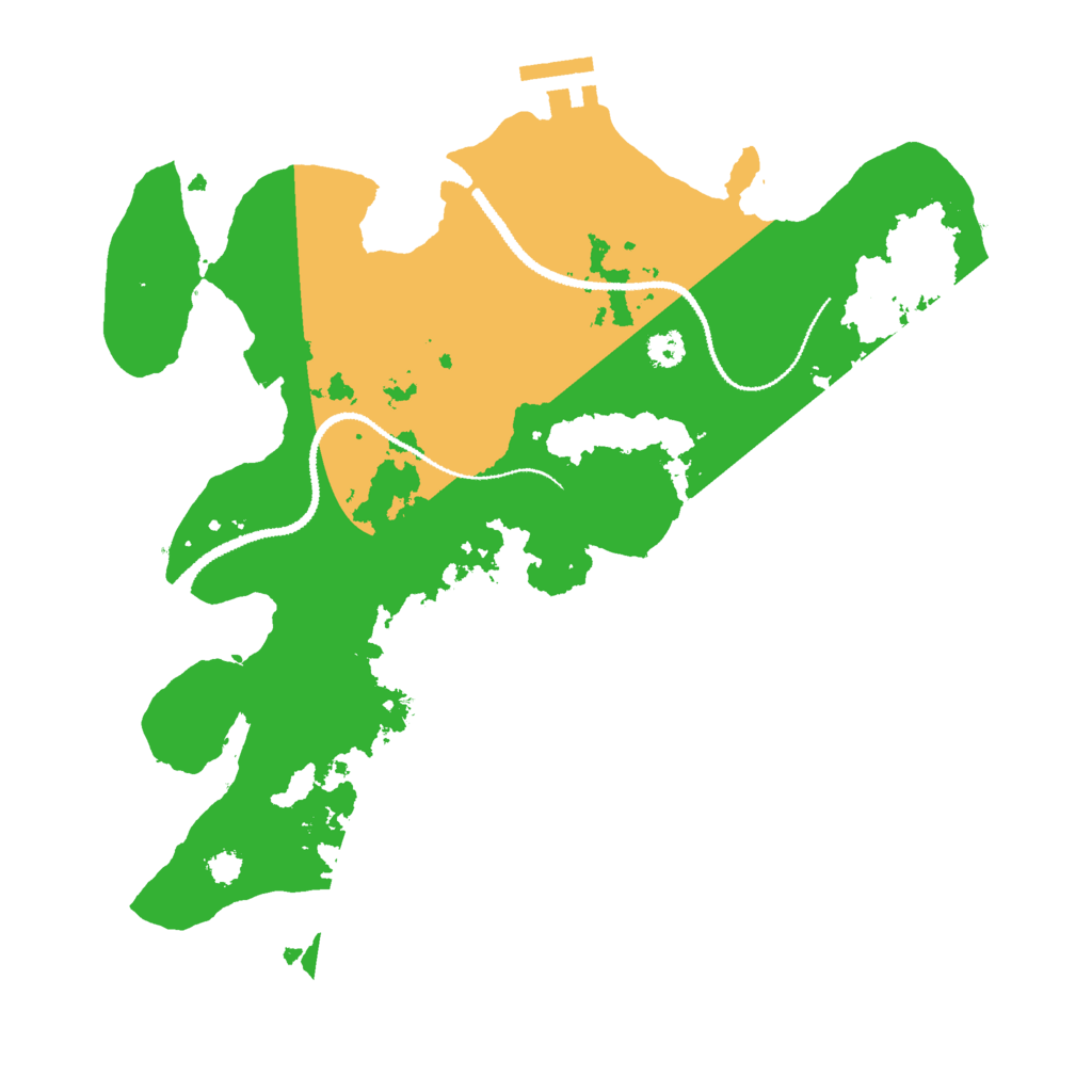 Biome Rust Map: Procedural Map, Size: 3000, Seed: 5061