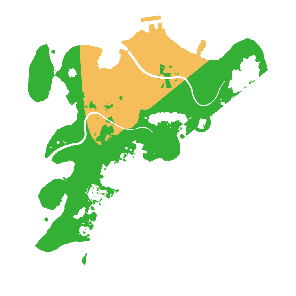 Biome Rust Map: Procedural Map, Size: 3000, Seed: 5061