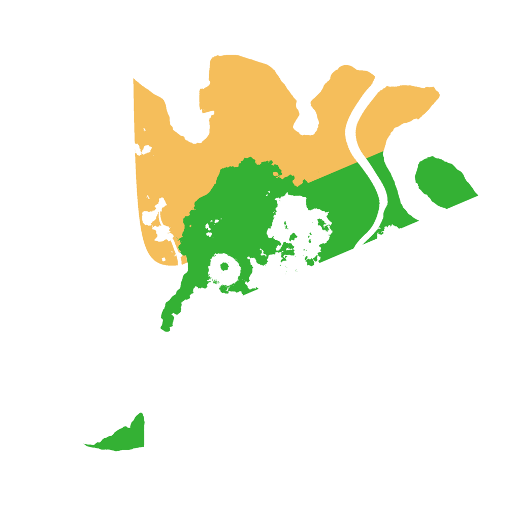 Biome Rust Map: Procedural Map, Size: 2500, Seed: 359972370