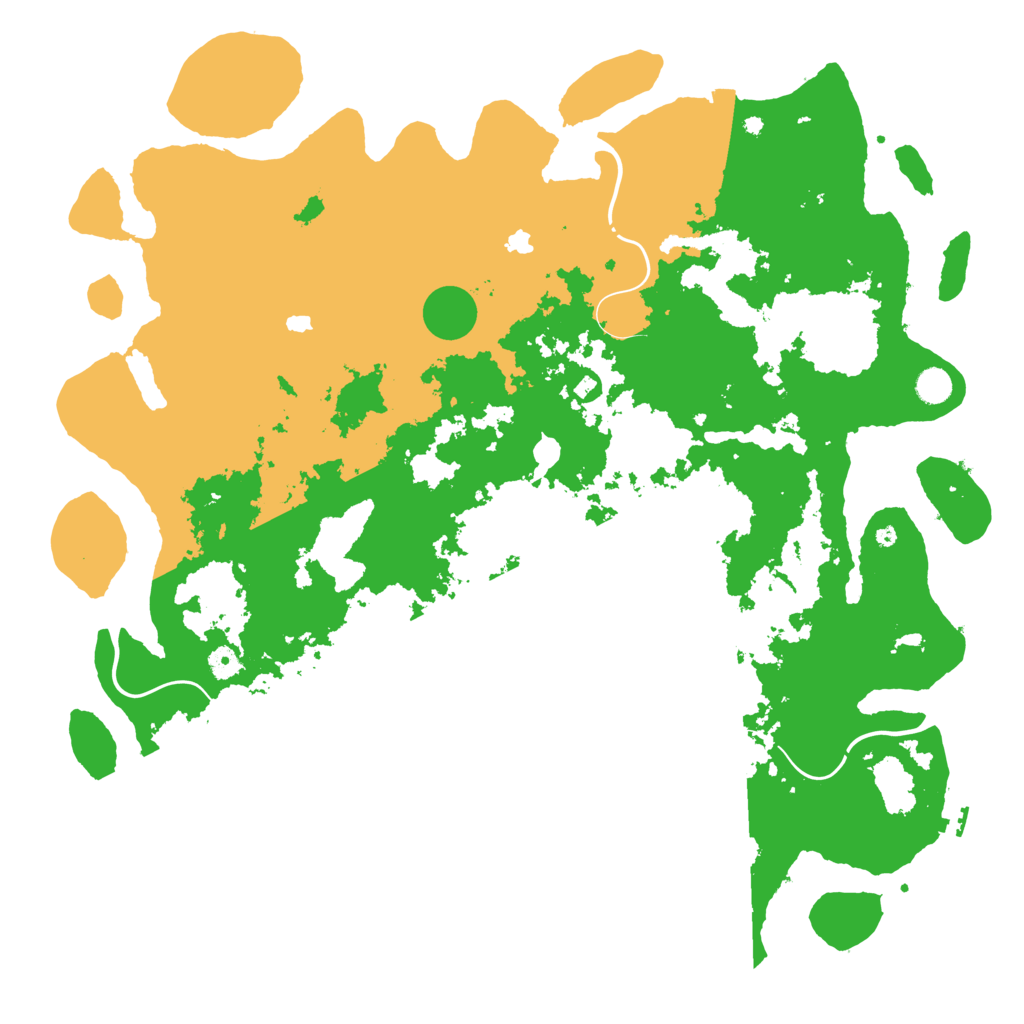 Biome Rust Map: Procedural Map, Size: 5000, Seed: 7990049