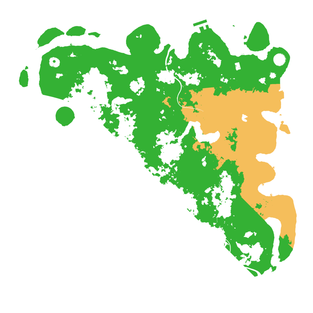 Biome Rust Map: Procedural Map, Size: 4500, Seed: 483529272