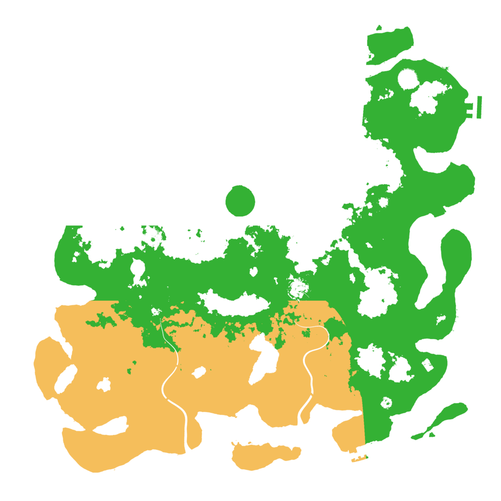 Biome Rust Map: Procedural Map, Size: 4500, Seed: 290722693