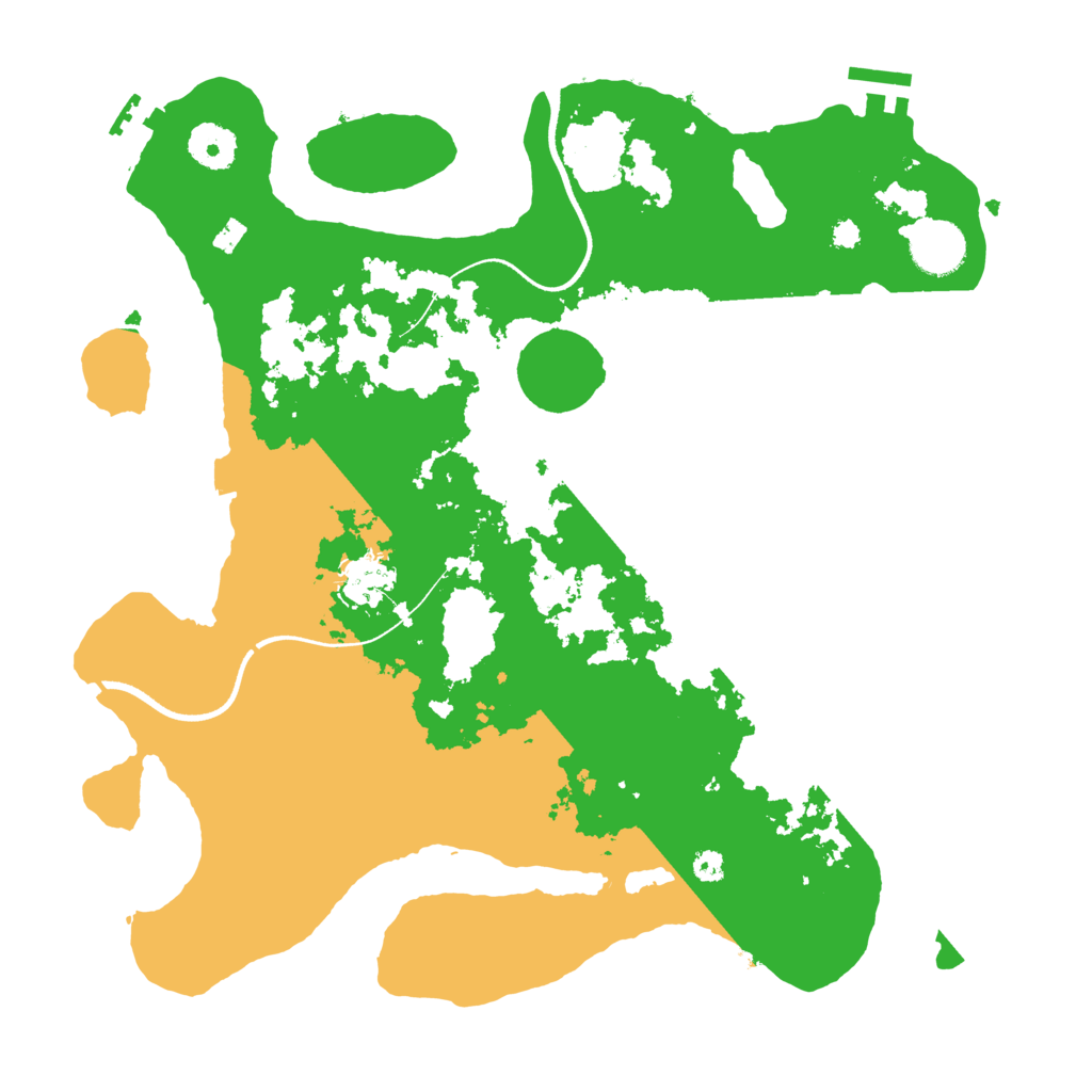 Biome Rust Map: Procedural Map, Size: 3500, Seed: 1193733042