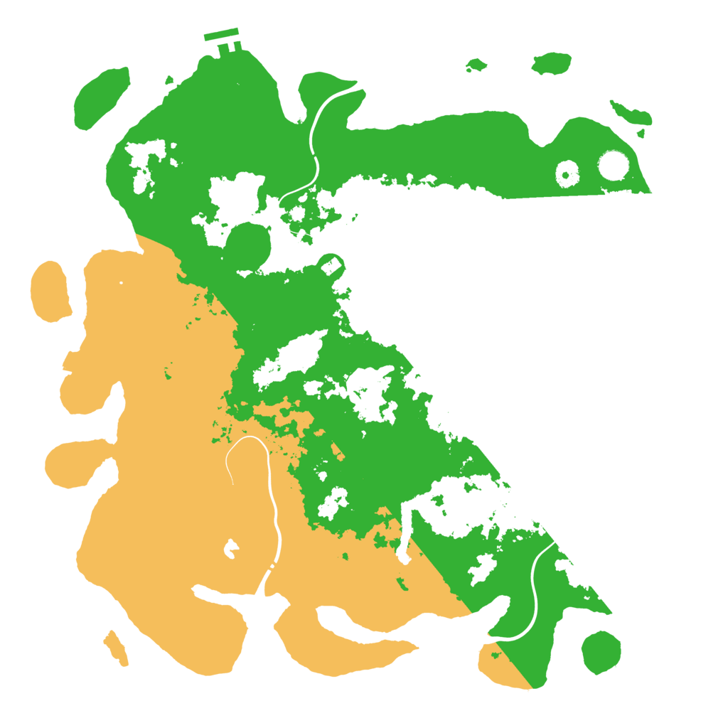 Biome Rust Map: Procedural Map, Size: 4250, Seed: 160373498