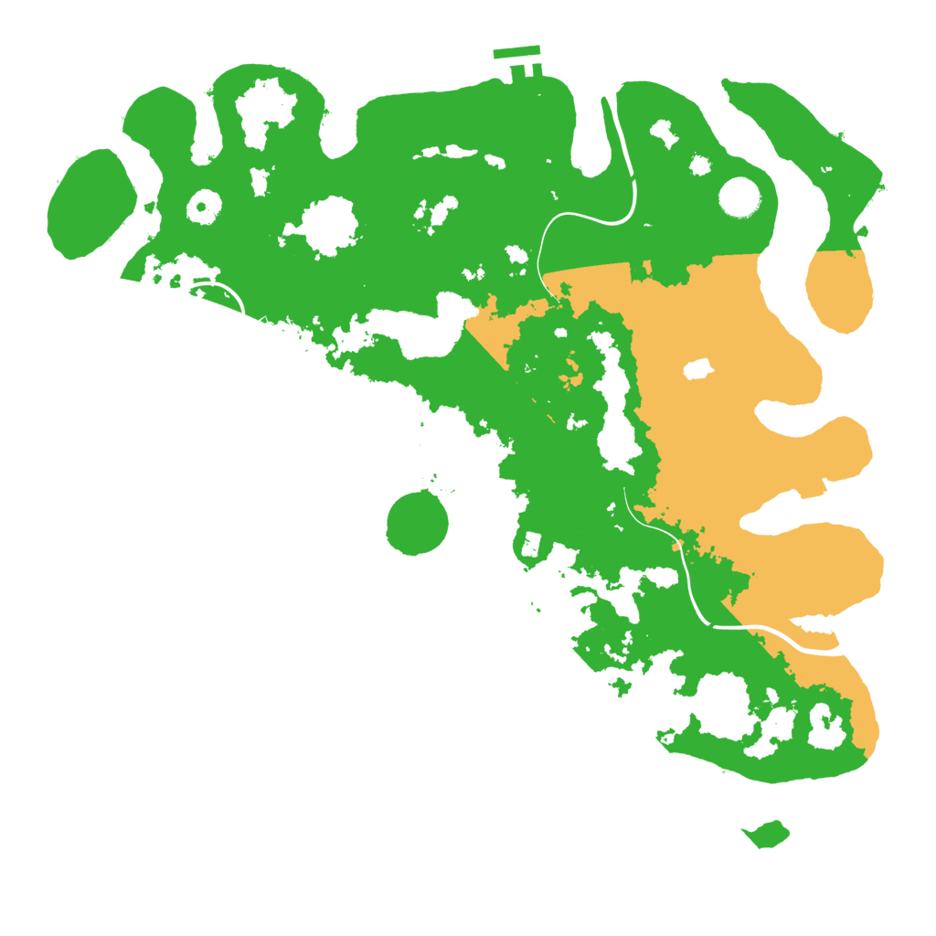 Biome Rust Map: Procedural Map, Size: 4050, Seed: 875141015