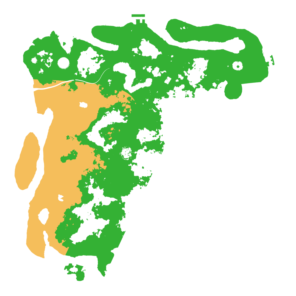 Biome Rust Map: Procedural Map, Size: 4500, Seed: 701907917