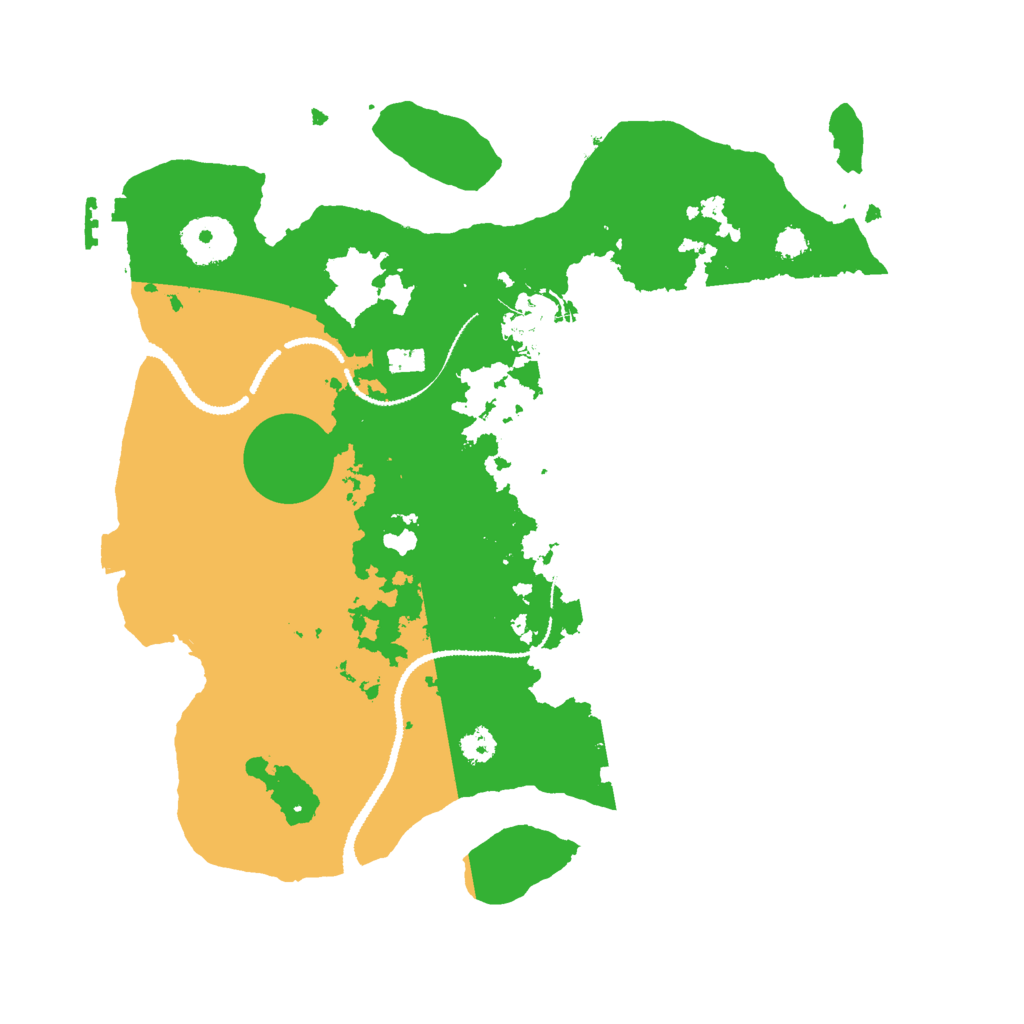 Biome Rust Map: Procedural Map, Size: 3000, Seed: 890079360