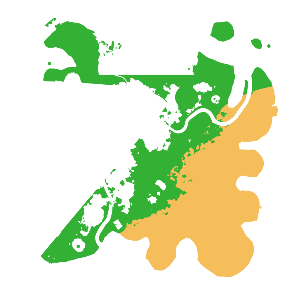 Biome Rust Map: Procedural Map, Size: 3500, Seed: 68906145