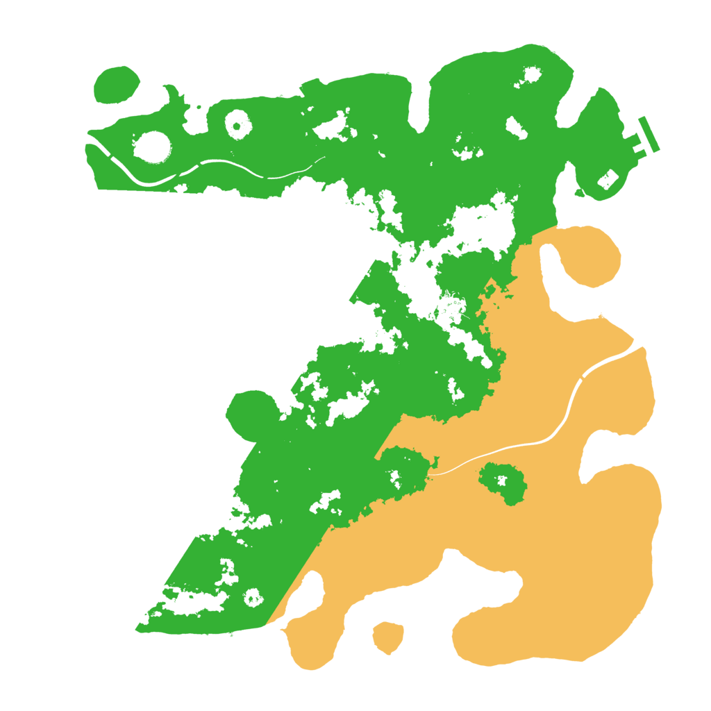 Biome Rust Map: Procedural Map, Size: 3850, Seed: 6