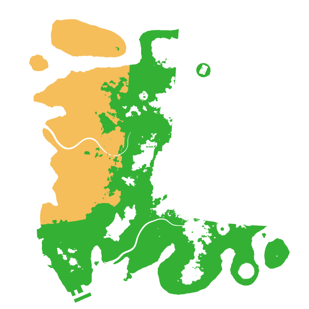 Biome Rust Map: Procedural Map, Size: 3500, Seed: 1480306637