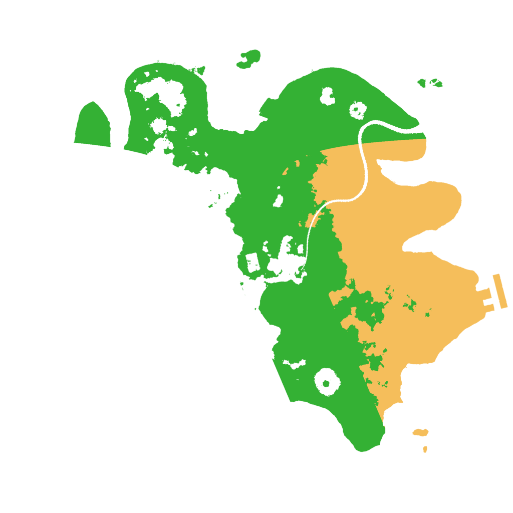 Biome Rust Map: Procedural Map, Size: 3000, Seed: 770555046